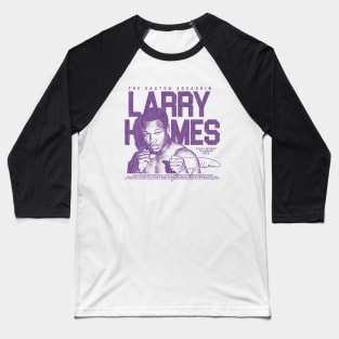 Larry Holmes Vintage - Purple Baseball T-Shirt